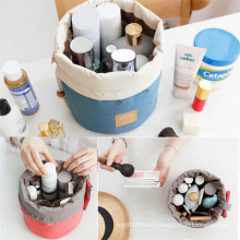 Unique Classic Design Waterproof Drawstring Cylindrical Multifunctional Travel Cosmetic Bags